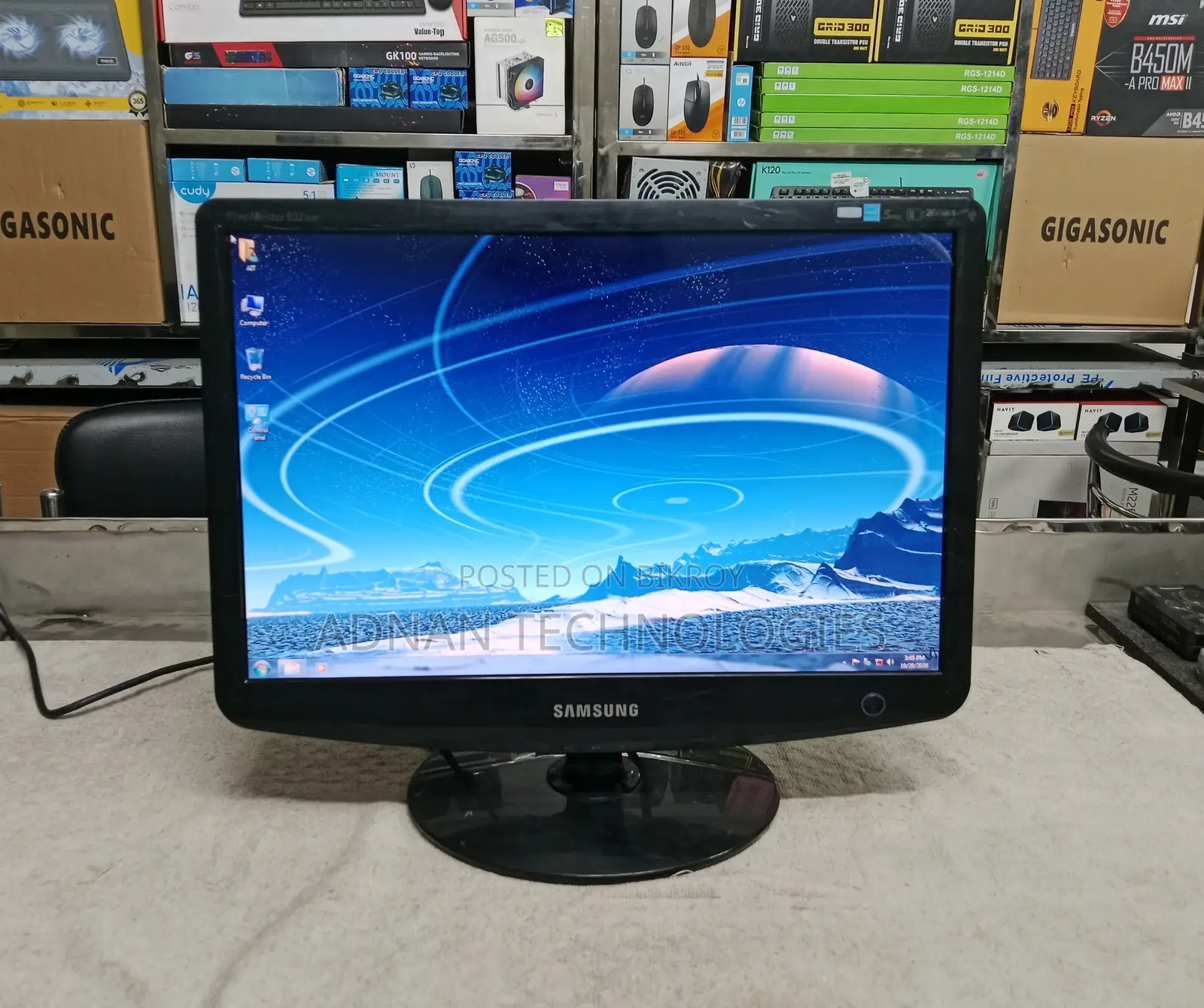 Samsung SyncMaster 932NW 19′′ Widescreen Monitor – WXGA+ Display