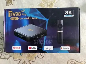 TV98 Pro 5G 8K Android TV Box — সাথে রিমোট ফ্রি