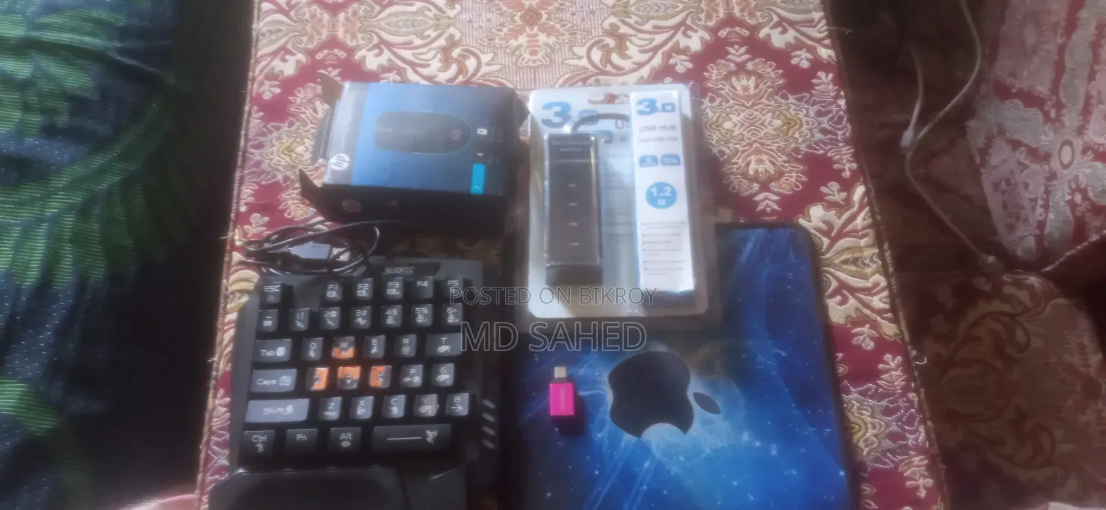 RGB Keyboard and RGB Mouse USB and Hub everything is there used for 5 months
