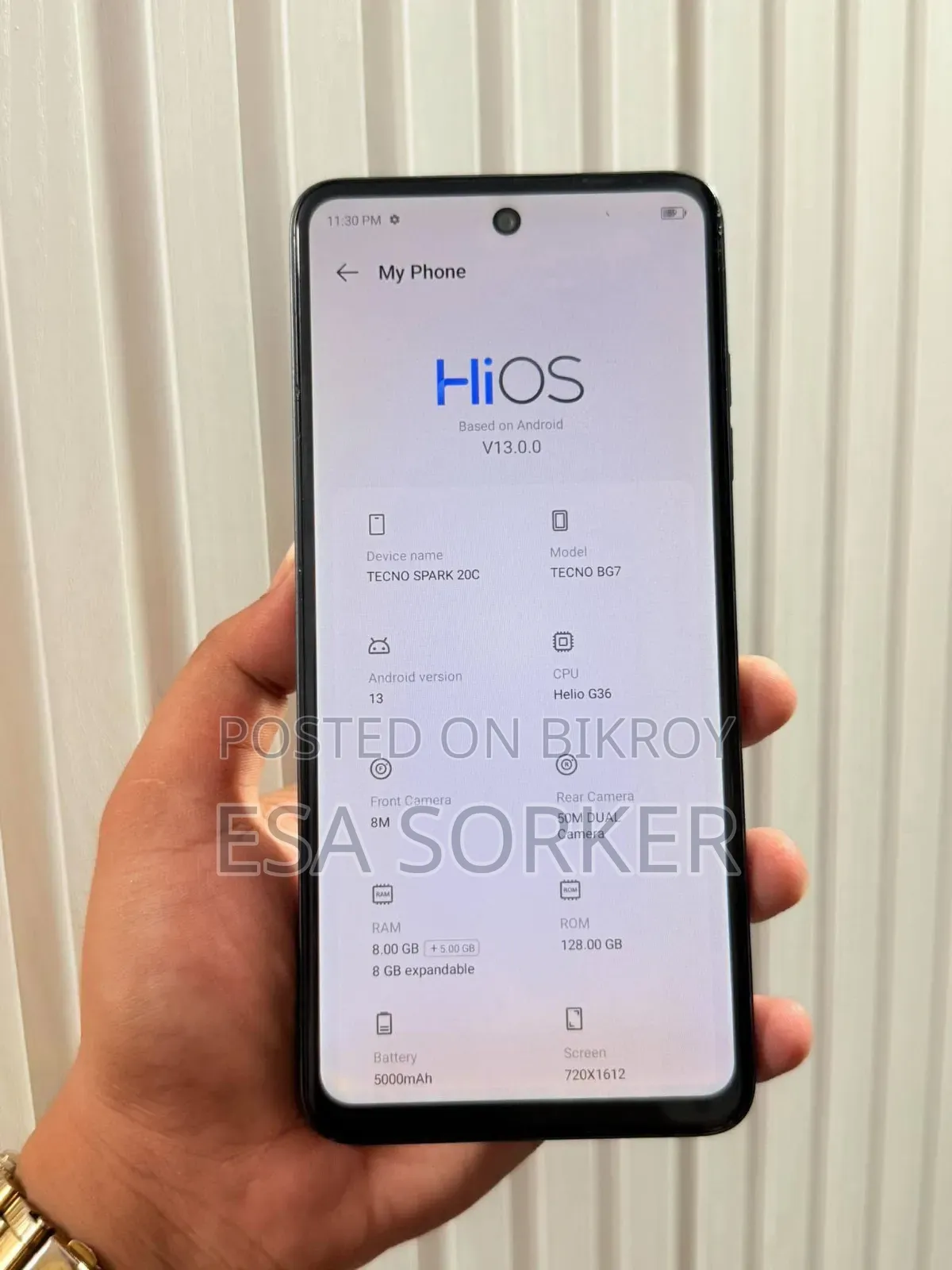 Tecno Spark 20C 128 GB Black