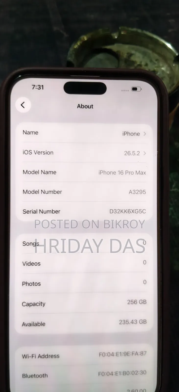 Apple iPhone 16 Pro Max 256 GB Gold