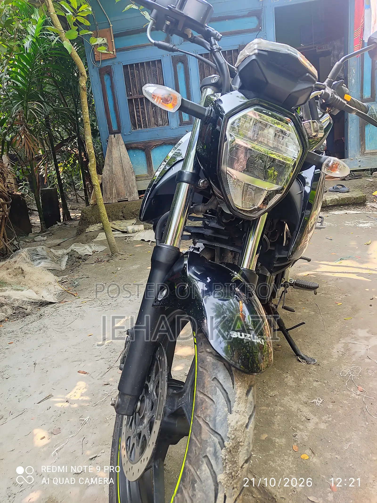 New Suzuki Gixxer 2025 Black