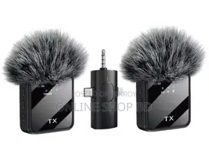 F11-2 3 in 1 Wireless Collar Microphone for iPhone/Android/Type C