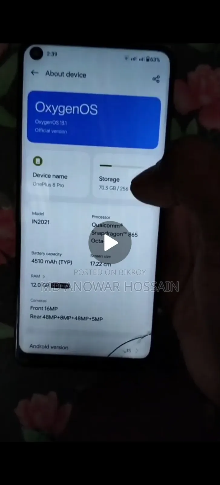 OnePlus 8 Pro 256 GB Black