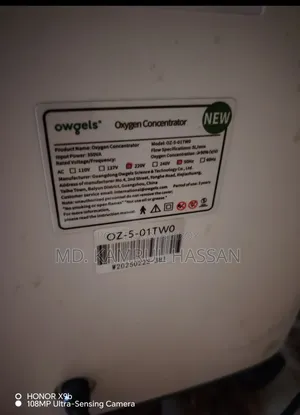 Owgels 5 Liter Oxygen Concentrator