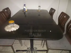 Glass Dining Table With Dinning Chairs