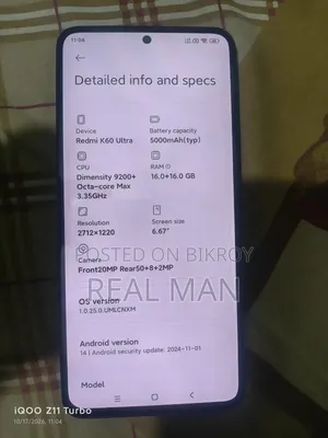 Xiaomi Redmi K60 256 GB Black