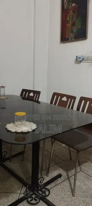 Glass Dining Table With Dinning Chairs