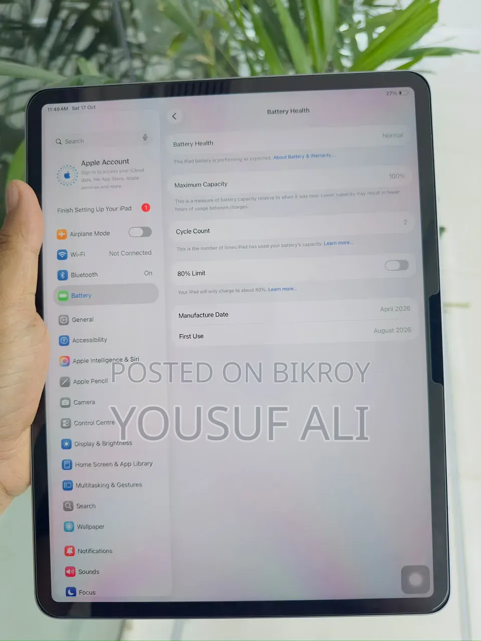 Apple iPad Air 13 (2026) 128 GB Purple