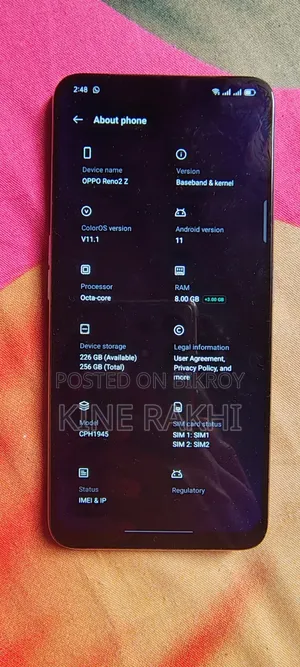 Oppo Reno 2Z 256 GB White