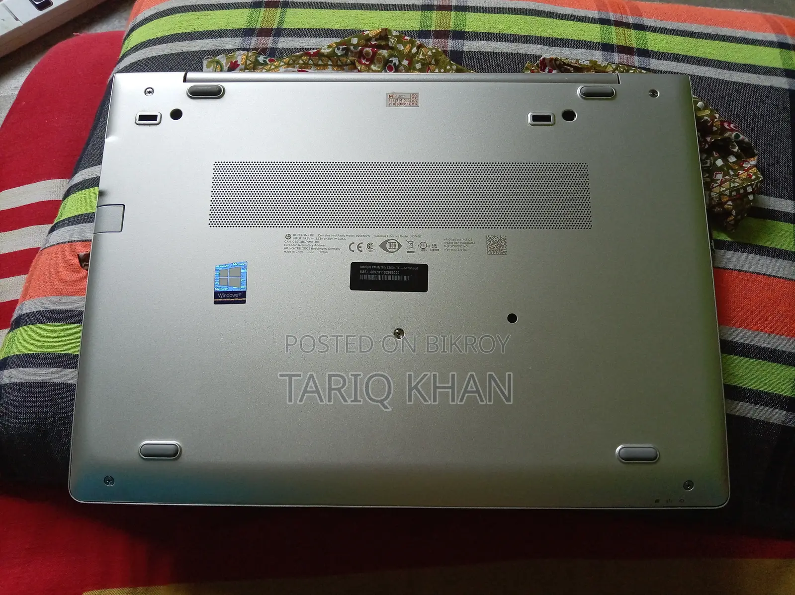 ল্যাপটপ HP EliteBook 745 G6 8GB AMD Ryzen SSD 256GB