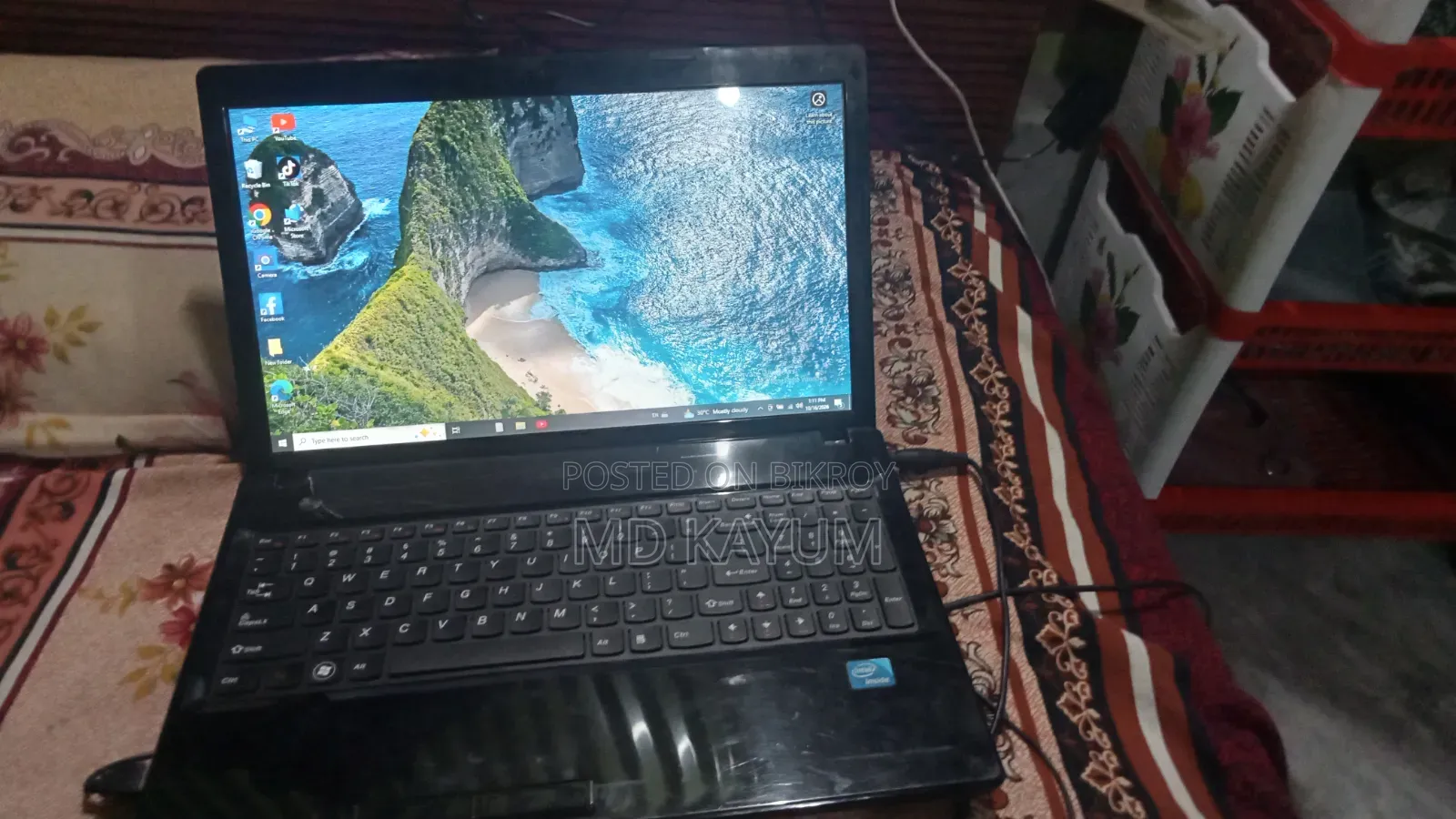 ল্যাপটপ লেনোভো জি৫৮০ ৪জিবি এইচডিডি ৫০০জিবি