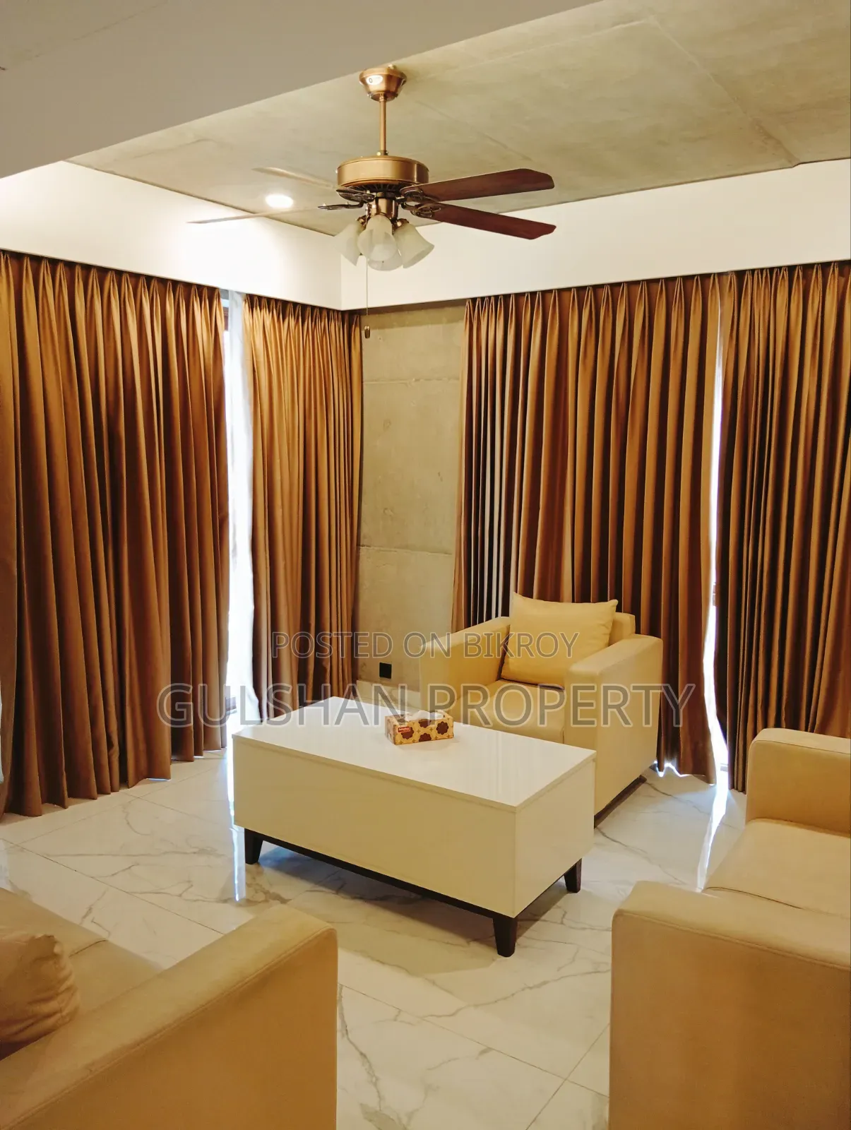 Furnished 4-Bedroom Apartment in Gulshan North for rent