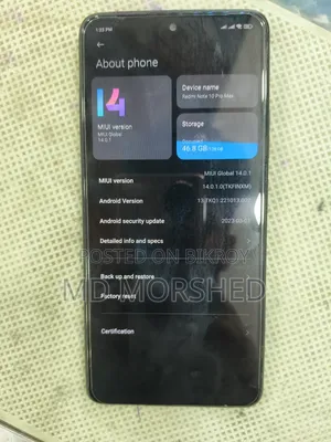 Xiaomi Redmi Note 10 Pro Max 128 GB Black