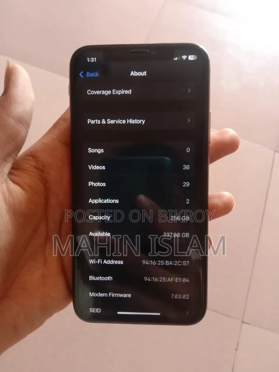 Apple iPhone XS 256 GB Rose Gold
