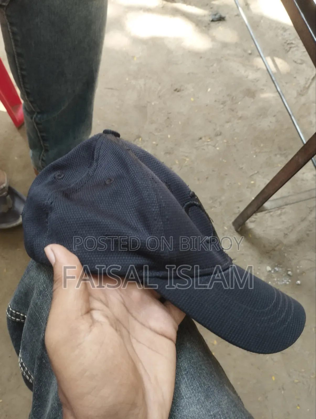 Black Men's Cap
