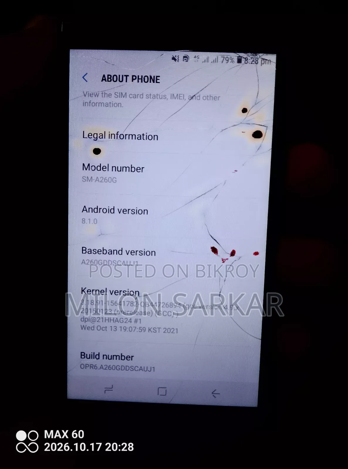 Samsung Galaxy A2 Core 16 GB Blue