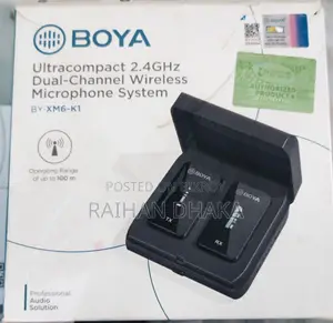 BOYA BY-XM6-K1 Ultracompact Wireless Microphone System - Urgent Sale