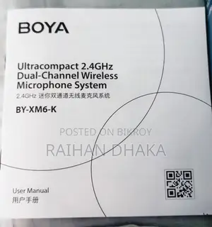BOYA BY-XM6-K1 Ultracompact Wireless Microphone System - Urgent Sale