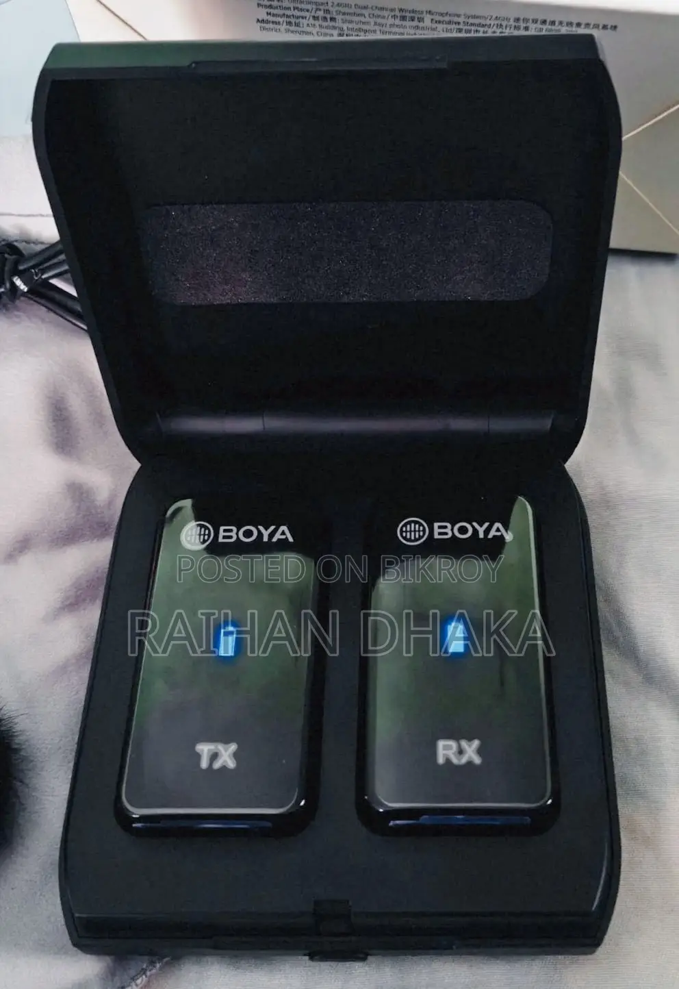 BOYA BY-XM6-K1 Ultracompact Wireless Microphone System - Urgent Sale