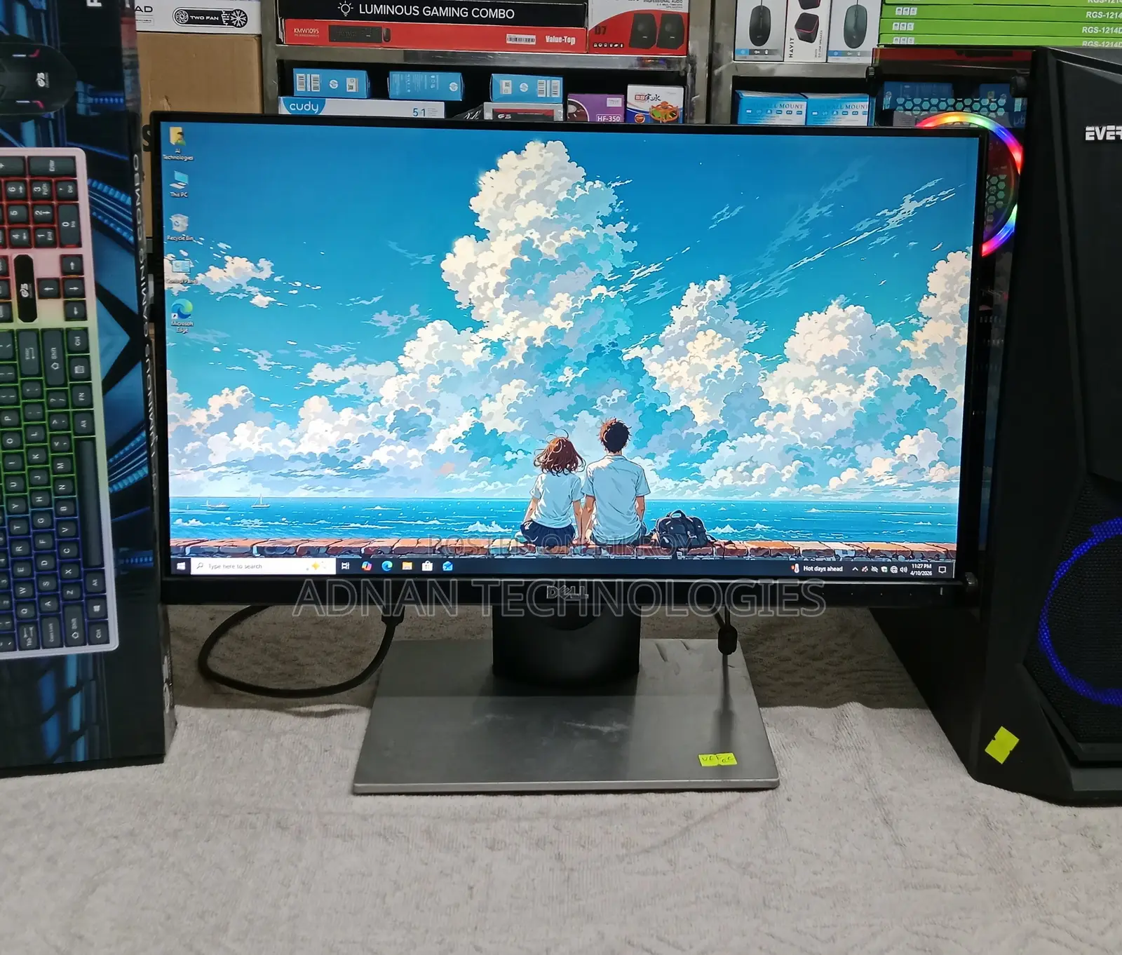 Dell S2216H 22′′ বর্ডারেস ফুল এইচডি আইপিএস এলইডি মনিটর – এইচডিএমআই + ভিজিএ