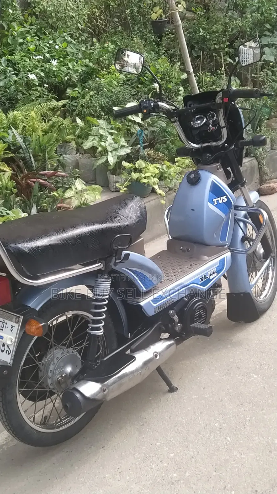 TVS XL 100 Comfort 2023 Blue