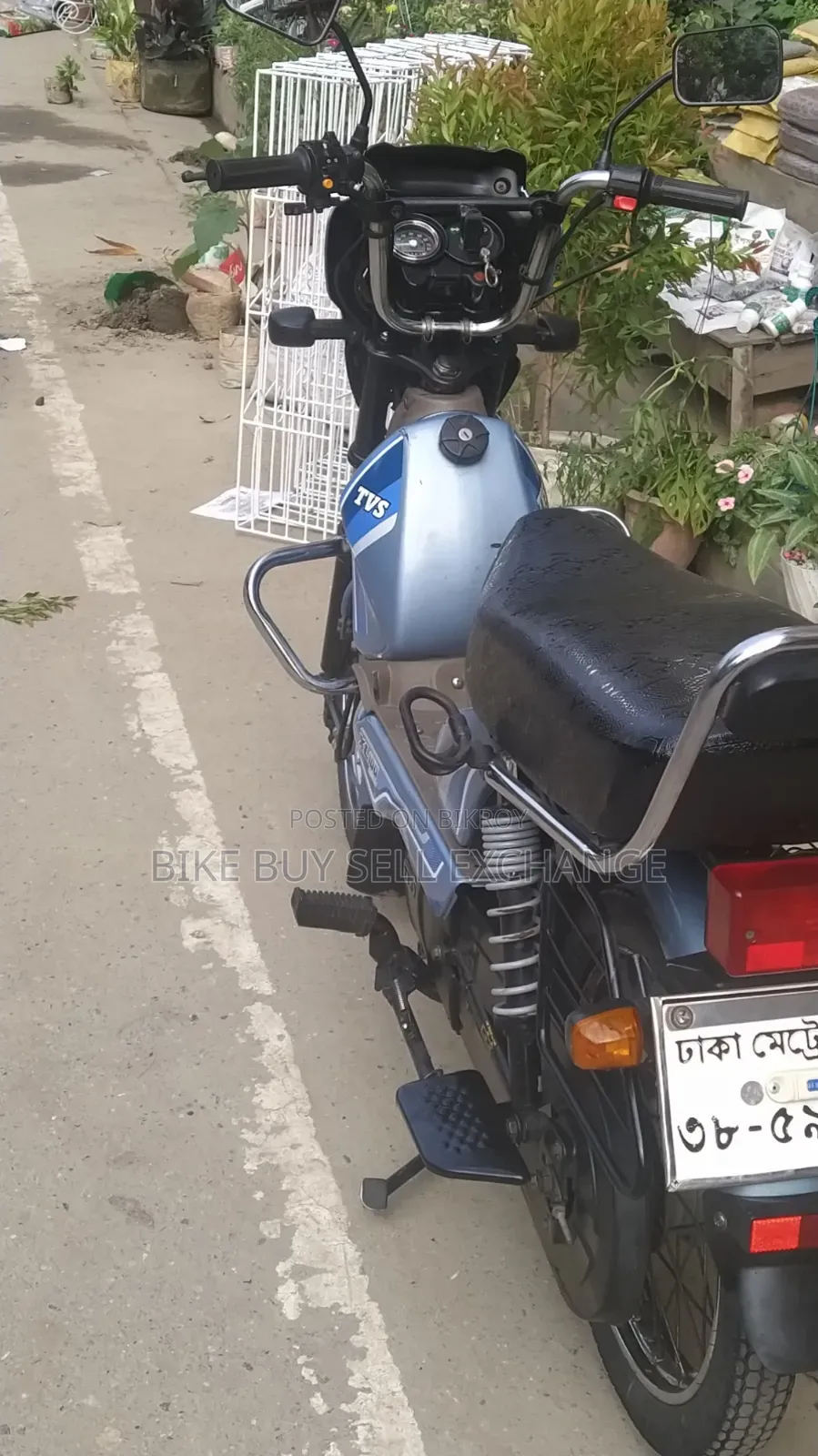 TVS XL 100 Comfort 2023 Blue