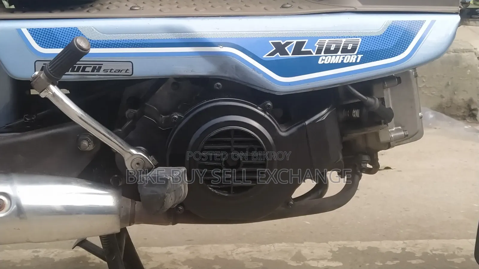 TVS XL 100 Comfort 2023 Blue