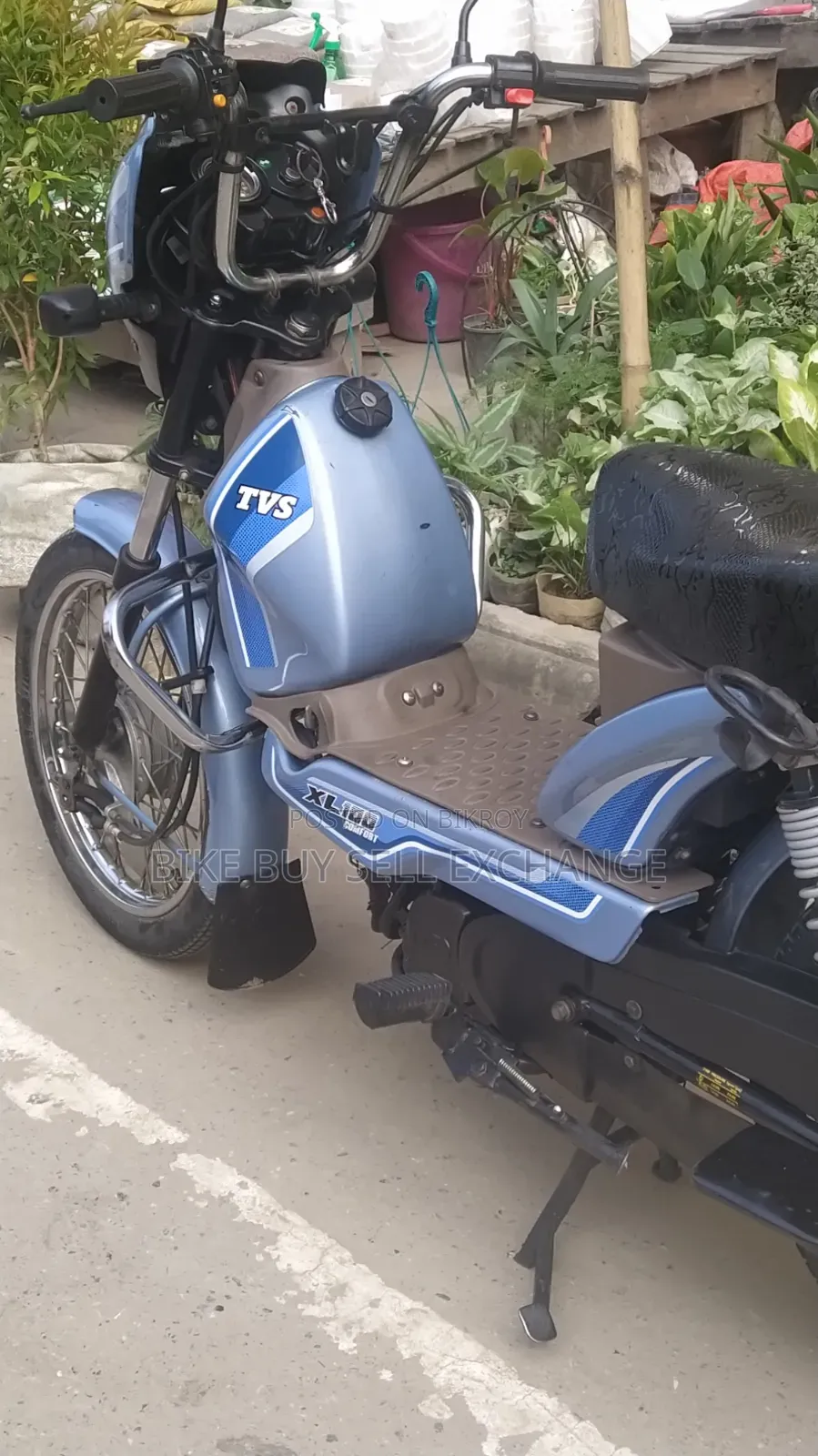 TVS XL 100 Comfort 2023 Blue