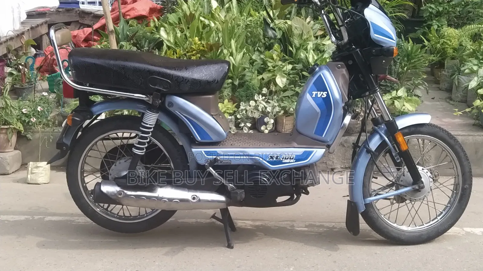TVS XL 100 Comfort 2023 Blue