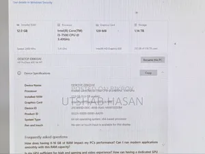 ডেস্কটপ কম্পিউটার HP ProDesk 400 G4 12GB Intel HDD+SSD 1T