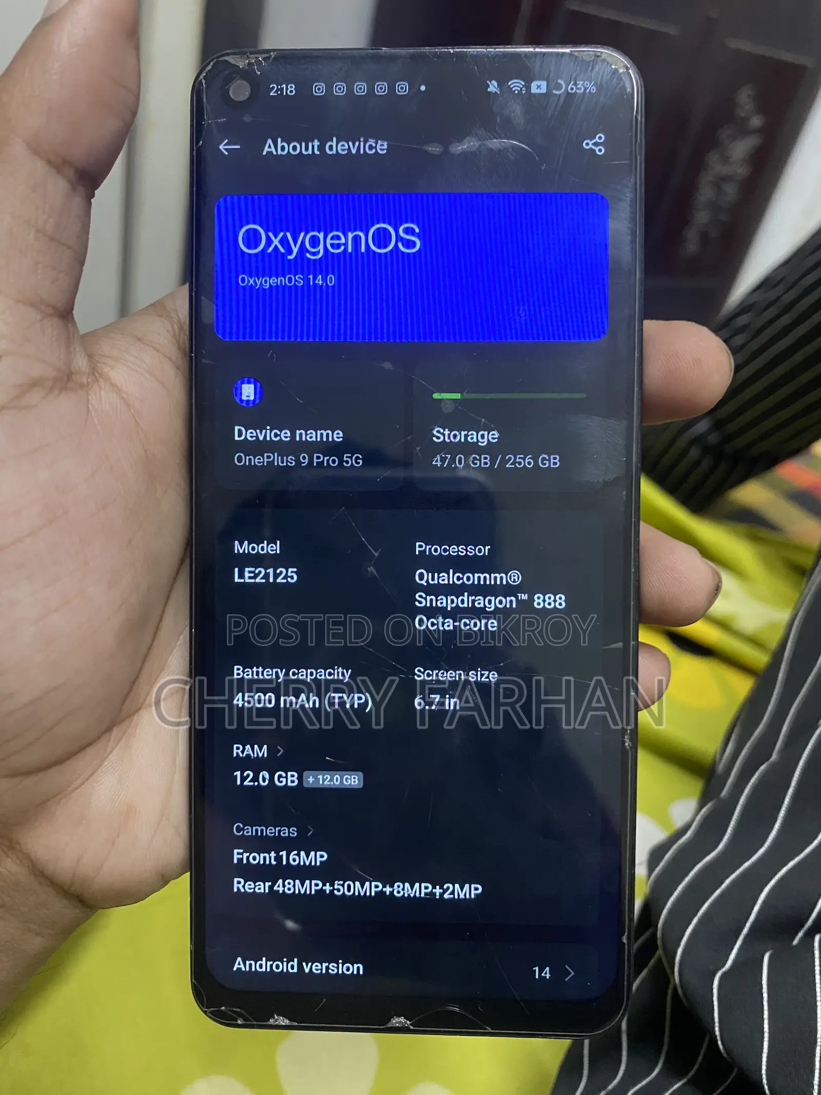 OnePlus 9 Pro 256 GB Blue