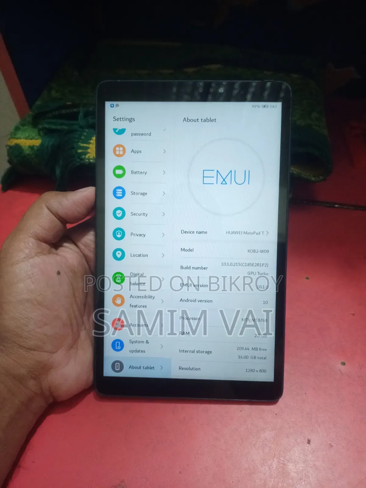 Huawei MatePad T8 16 GB Black