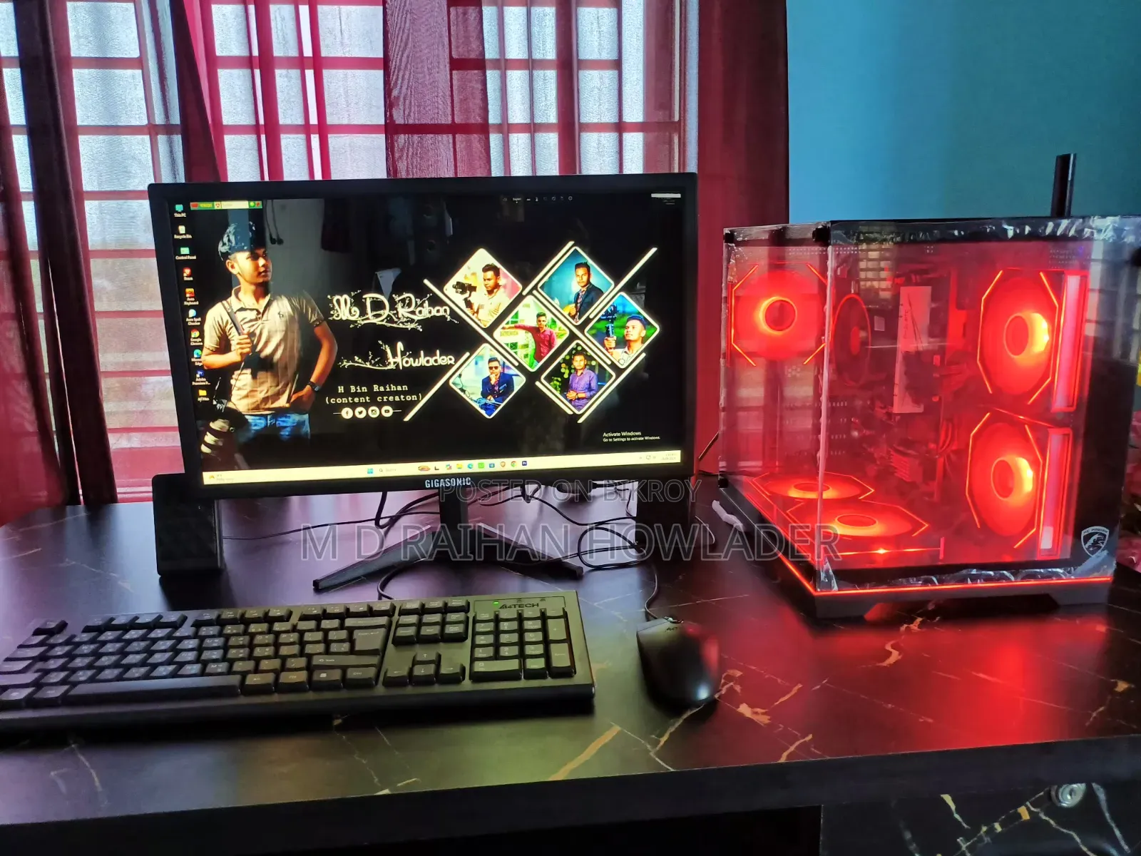 Desktop Computer 8GB AMD Ryzen 5 SSD 128GB