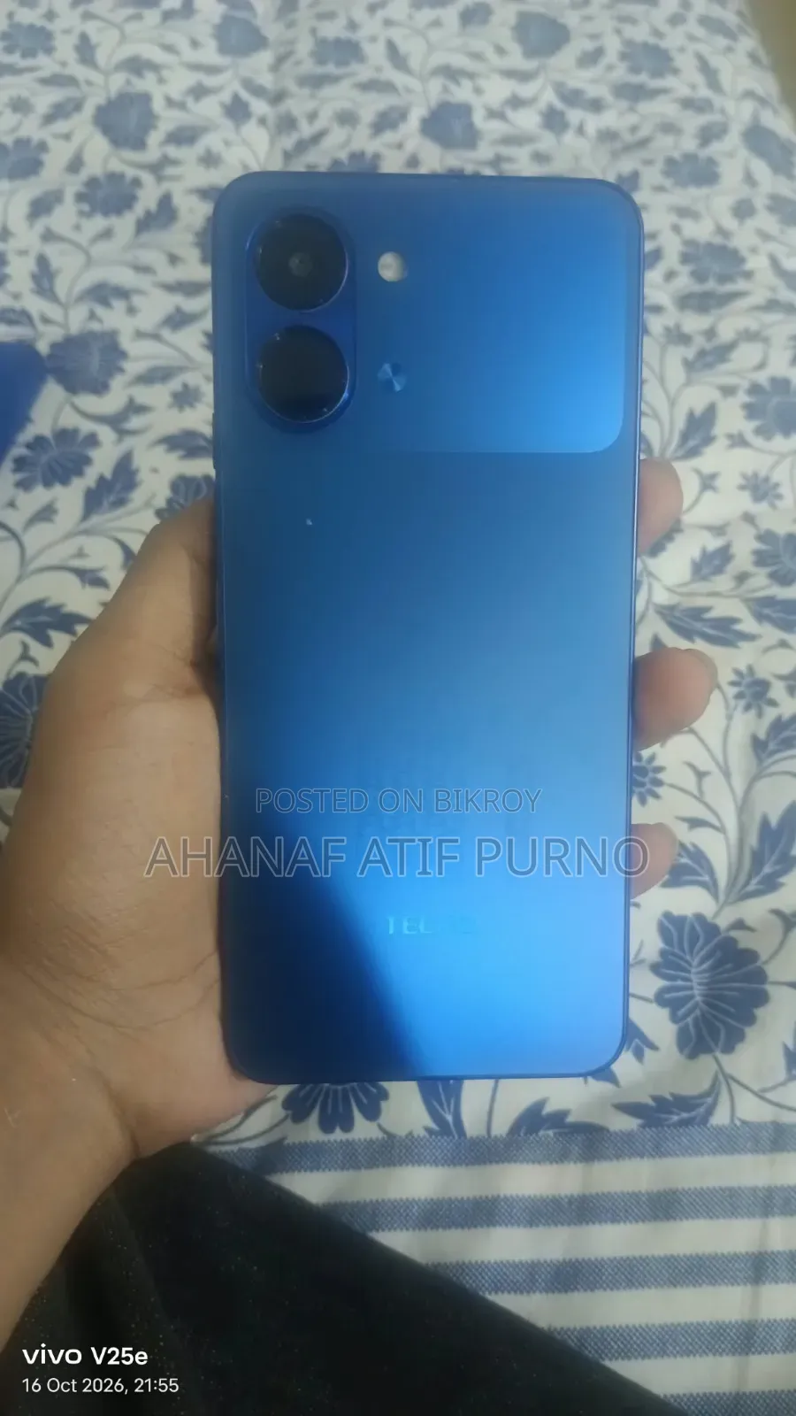 টেকনো স্পার্ক গো ৩ ১২৮ জিবি ব্লু