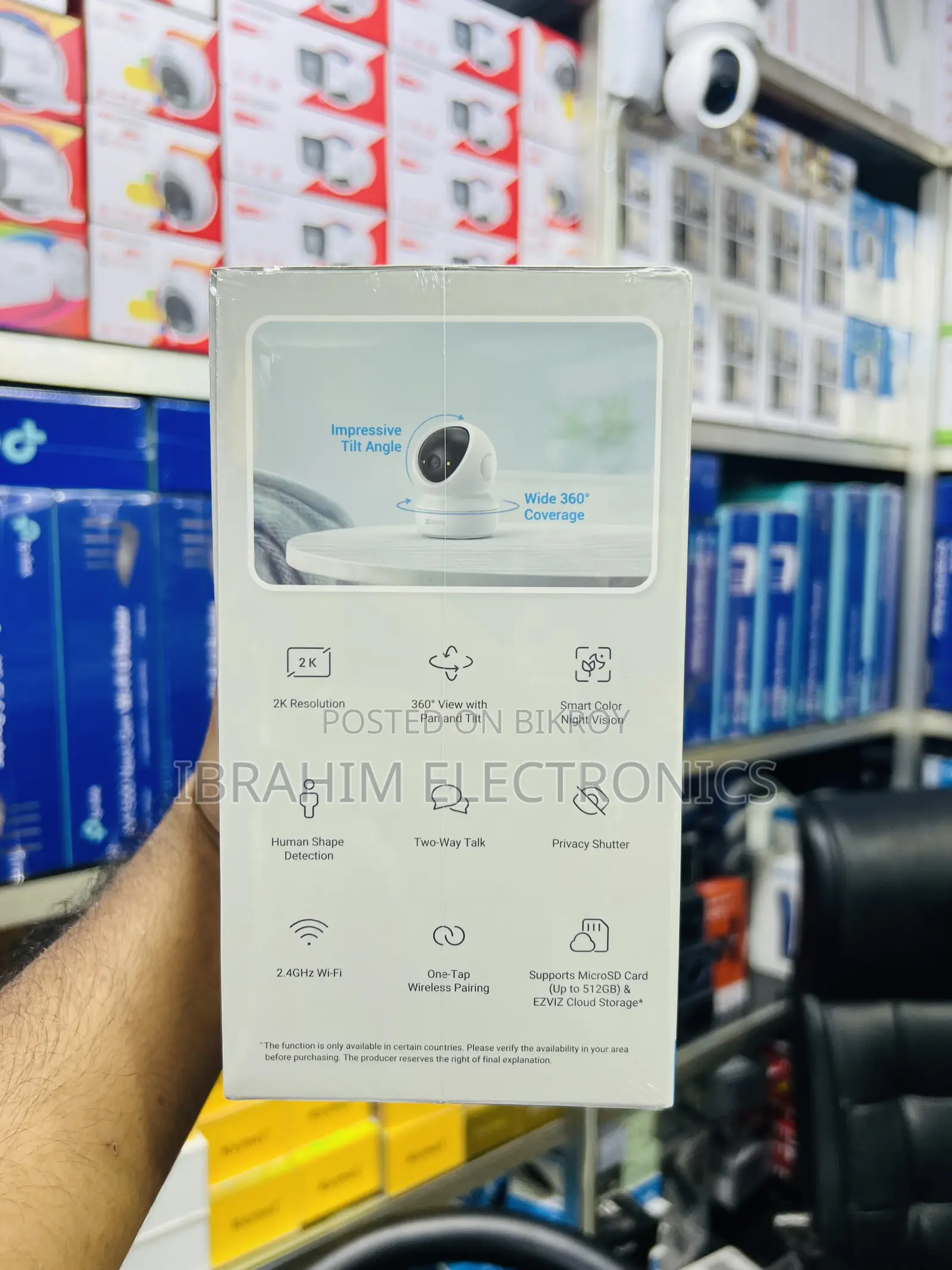 EZVIZ H6c G1 2K (3MP) Indoor Wi-Fi Camera