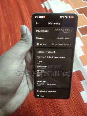 Xiaomi Redmi Turbo 3 256 GB Silver