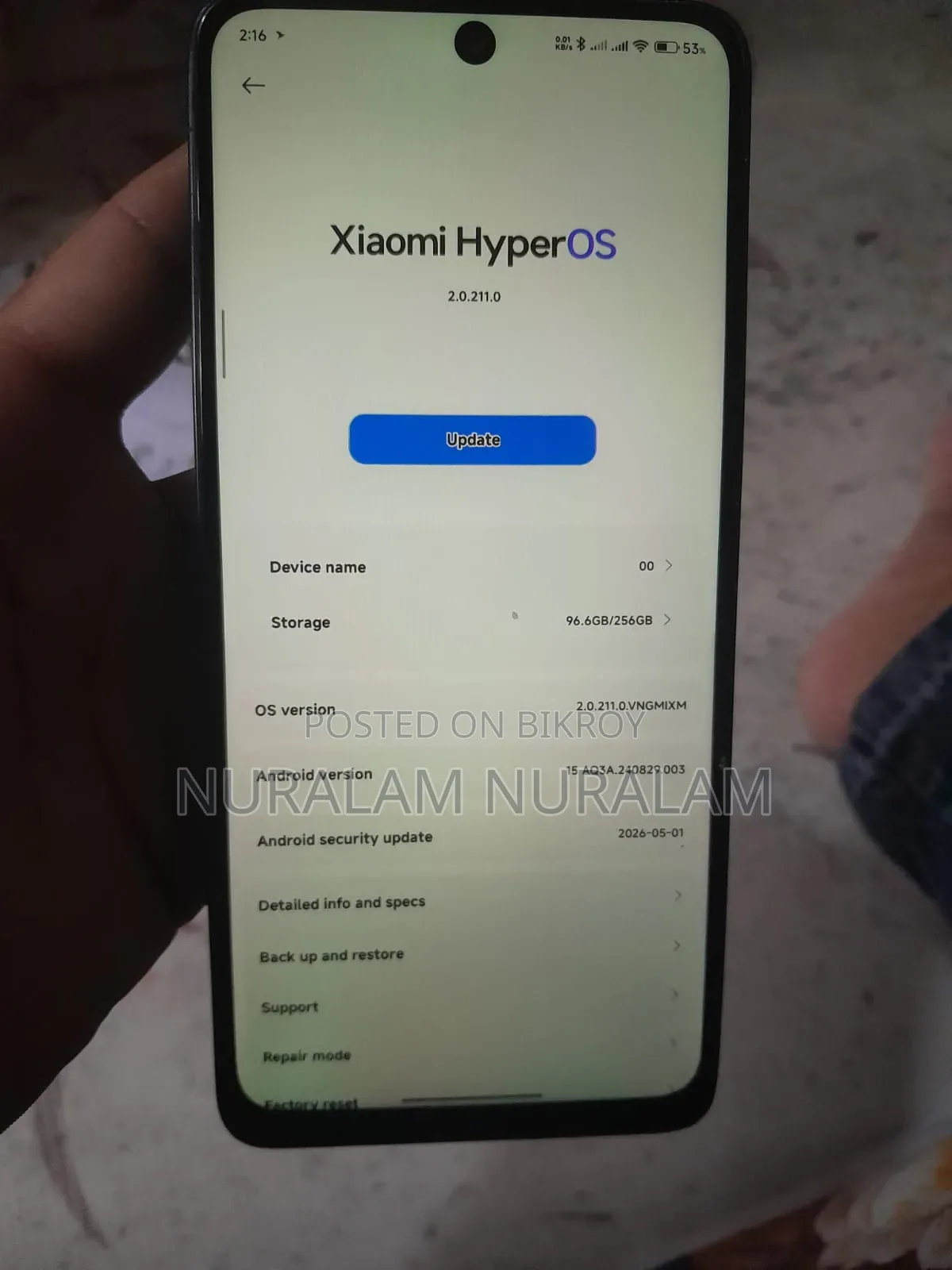 Xiaomi Redmi Note 13 256 GB Black
