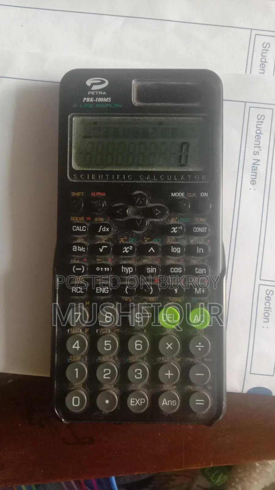 Petra 100 Ms Scientific Calculator