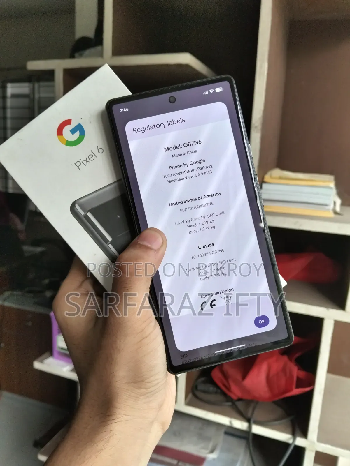 Google Pixel 6 128 GB Gray