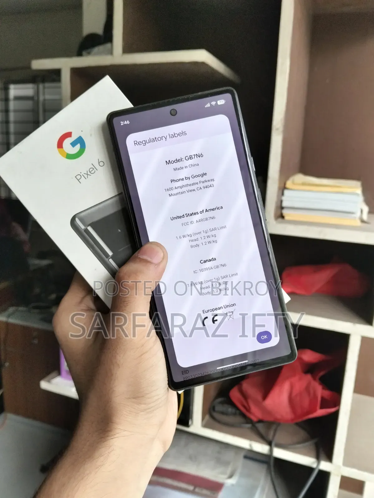 Google Pixel 6 128 GB Gray