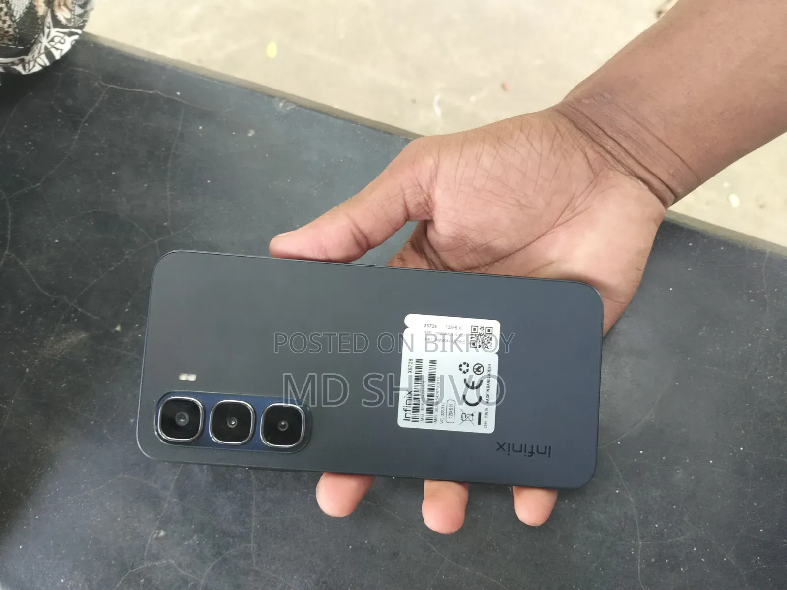 Infinix Hot 60i 128 GB Black