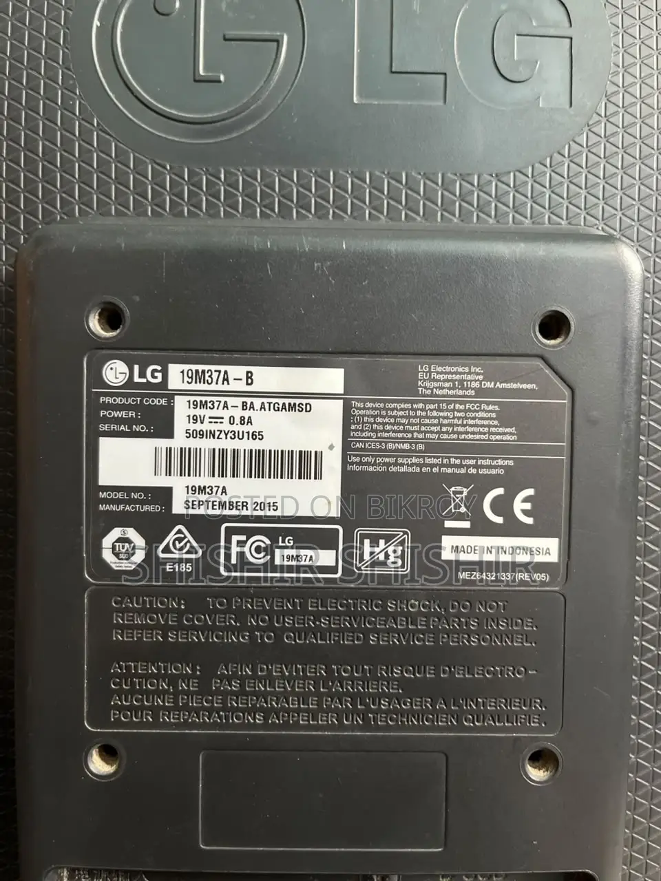 LG 19M37A Monitor for Sale