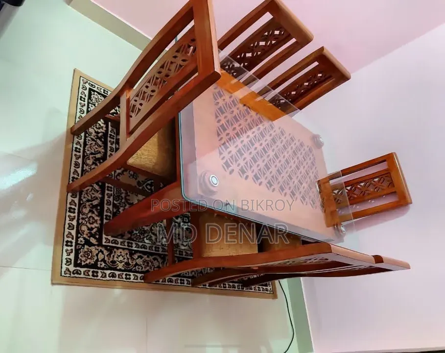Chittagong Teak Wood Dining Table