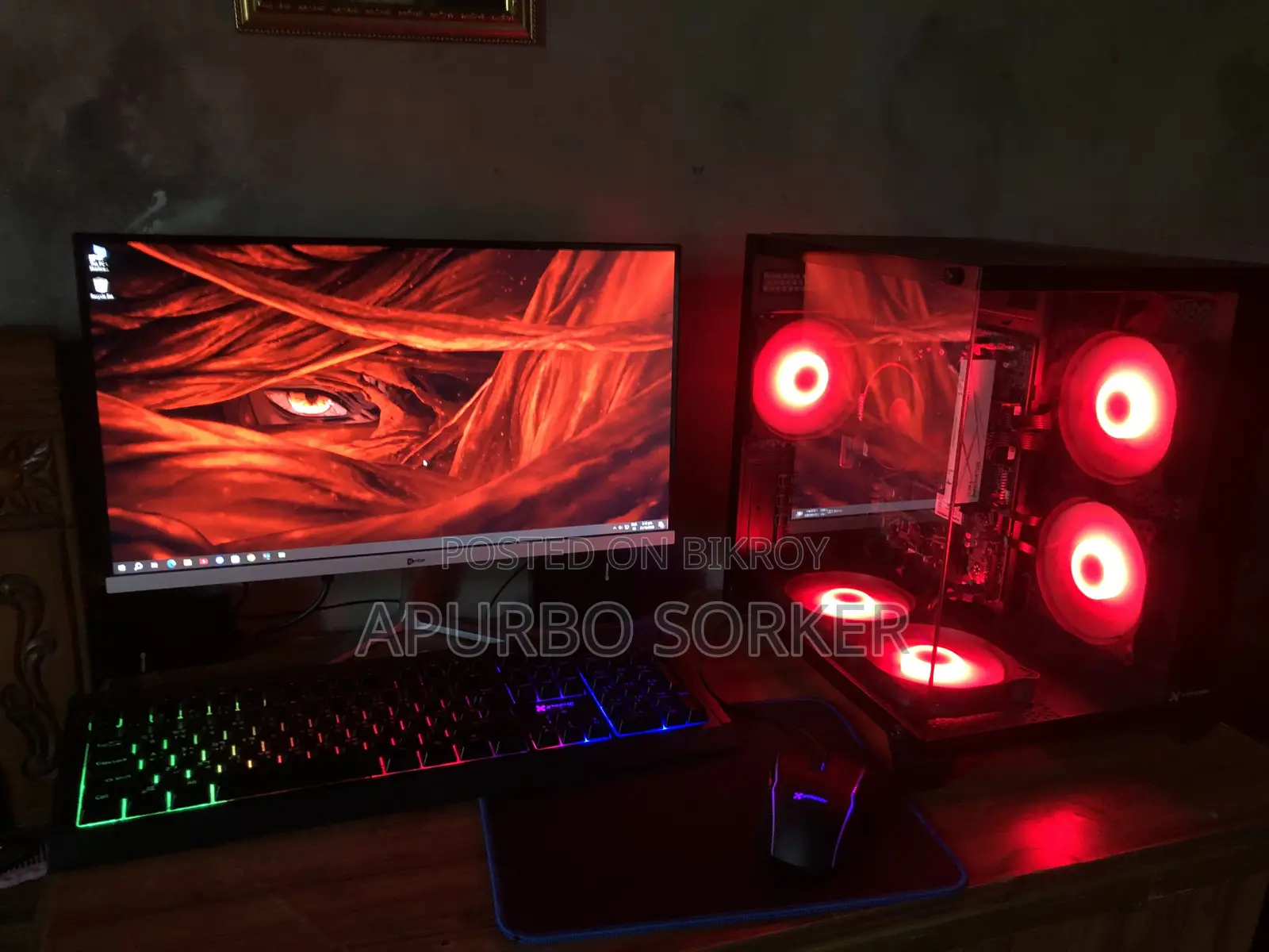 Desktop Computer 8GB AMD Ryzen 5 HDD+SSD 750GB