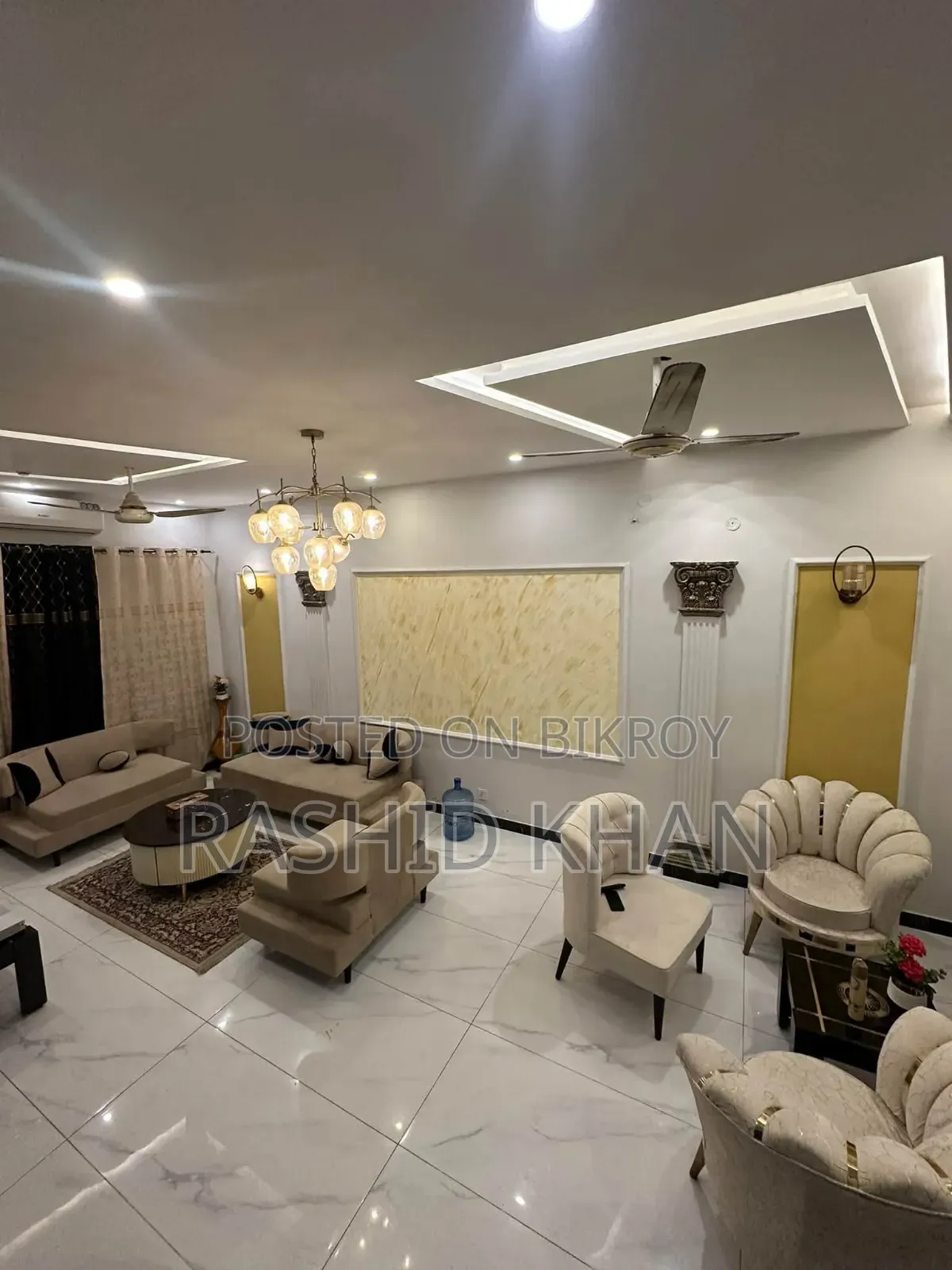 Furnished 3-Bedroom Apartment in Dhaka Full Furnish, Basundhara for rent