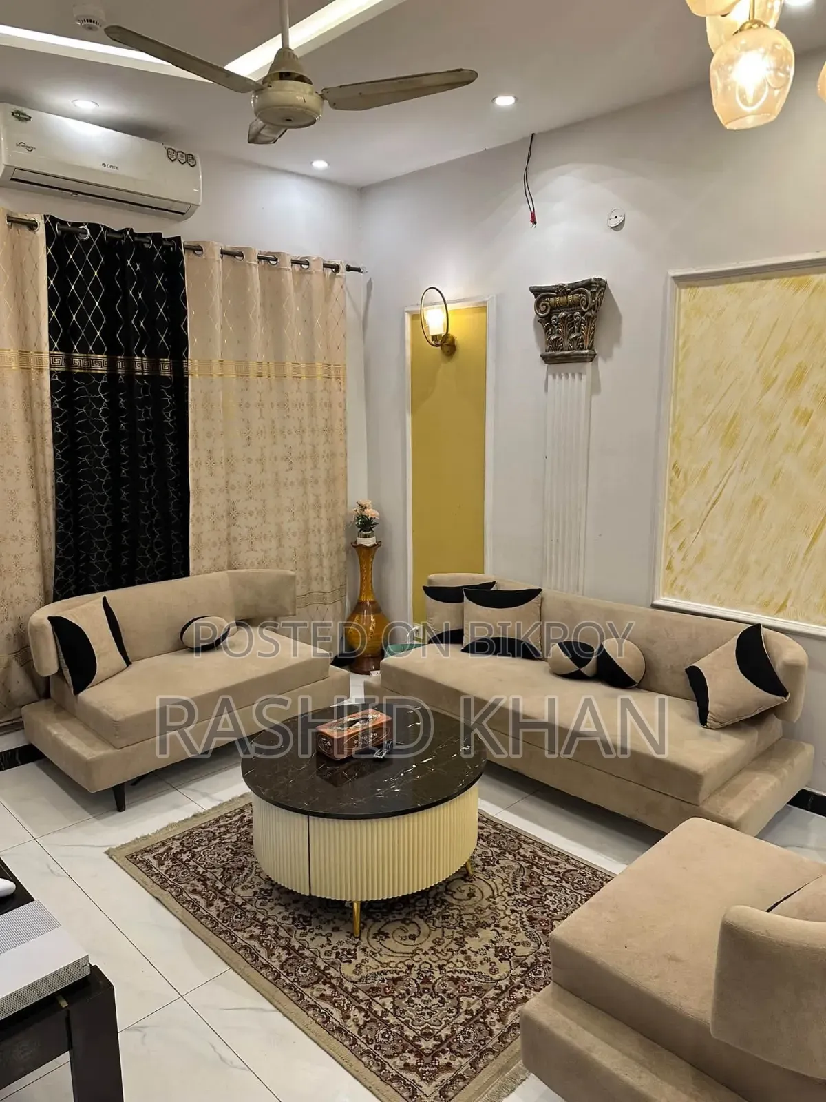 Furnished 3-Bedroom Apartment in Dhaka Full Furnish, Basundhara for rent