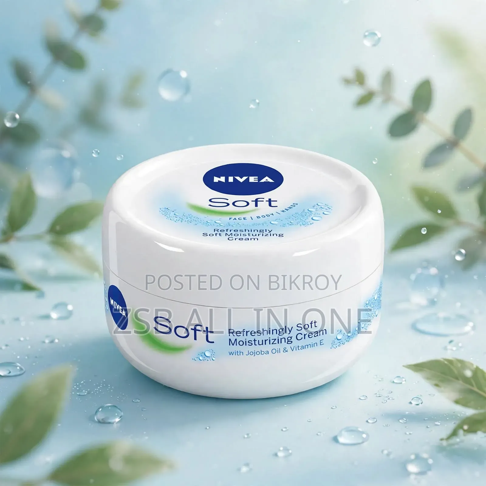 NIVEA Soft Moisturizing Cream 50ml - Fresh Refreshing Cream