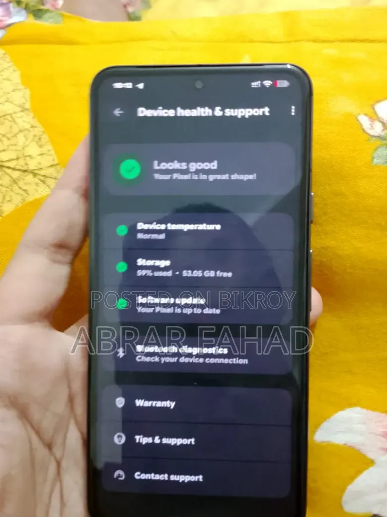 গুগল পিক্সেল ৮ ১২৮ জিবি ব্ল্যাক