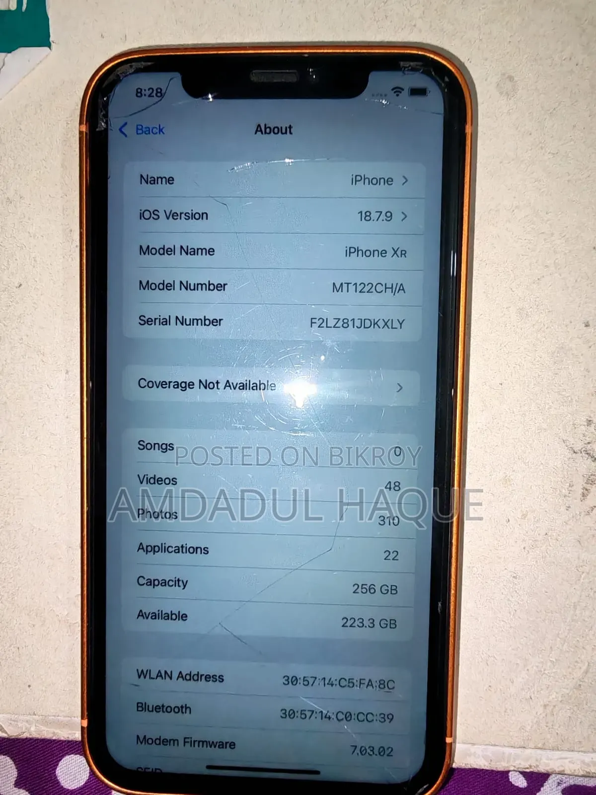 Apple iPhone XR 256 GB Red